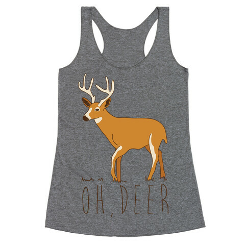 Oh Deer Racerback Tank Top