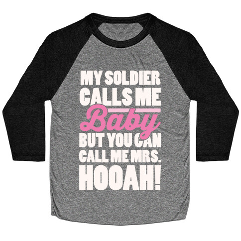 You Can Call Me Mrs. Hooah Baseball Tee