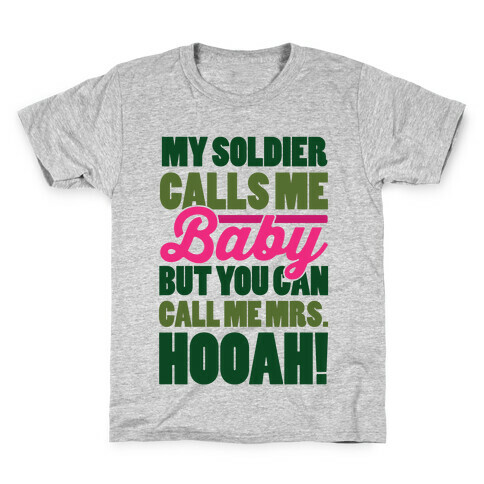 You Can Call Me Mrs. Hooah Kids T-Shirt