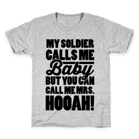 You Can Call Me Mrs. Hooah Kids T-Shirt