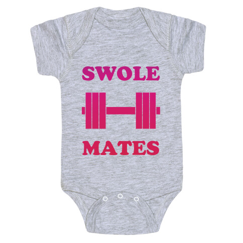 Swole Mates (hers) Baby One-Piece