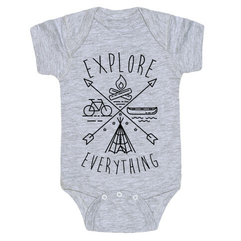 Explore Everything Baby One-Piece