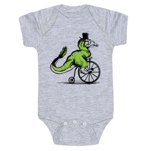 Penny Farthing T-Rex Baby One-Piece