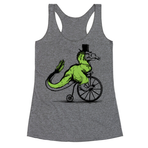 Penny Farthing T-Rex Racerback Tank Top