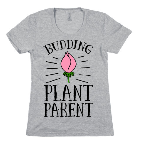 Budding Plant Parent Womens T-Shirt