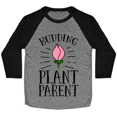 Budding Plant Parent Baseball Tee