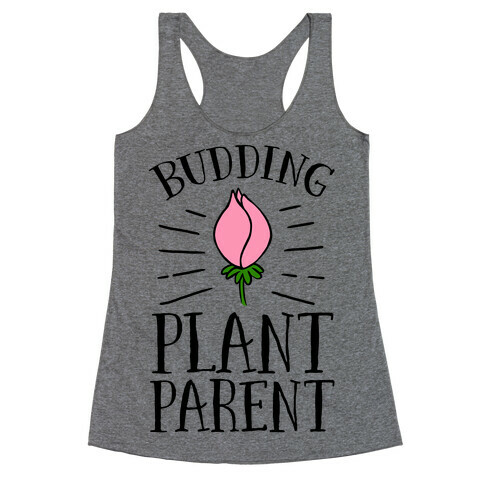 Budding Plant Parent Racerback Tank Top
