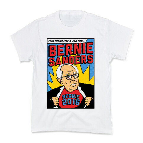Super Hero Bernie Sanders 2016 Kids T-Shirt