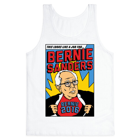 Super Hero Bernie Sanders 2016 Tank Top