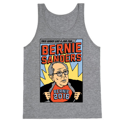 Super Hero Bernie Sanders 2016 Tank Top