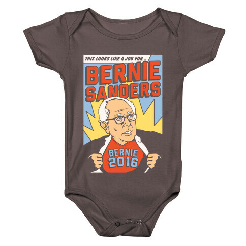Super Hero Bernie Sanders 2016 Baby One-Piece