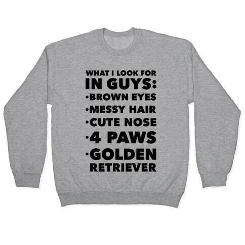 Golden Retriever Pullover