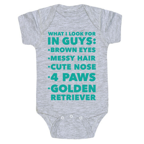 Golden Retriever Baby One-Piece