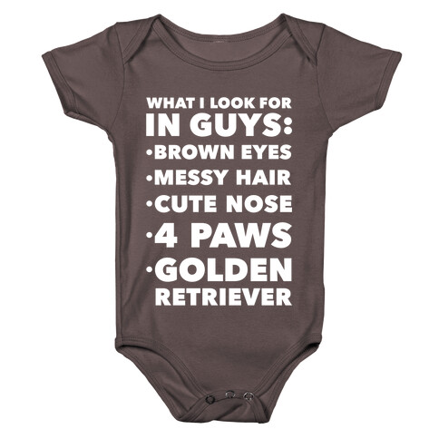 Golden Retriever Baby One-Piece