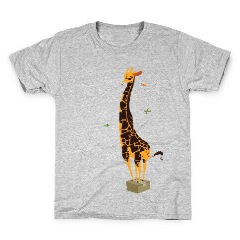 Stand Tall Giraffe Kids T-Shirt