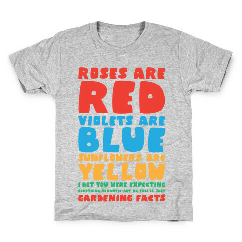 Gardening Facts Kids T-Shirt