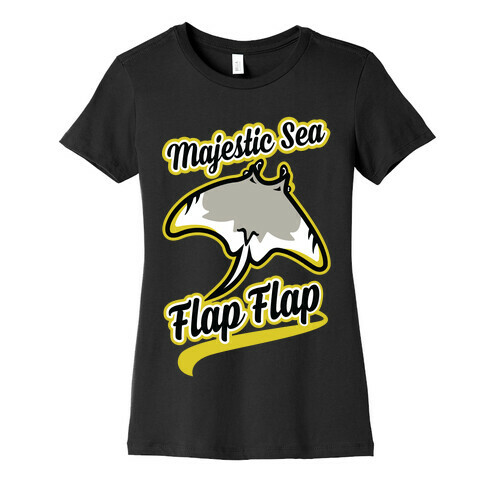 Majestic Sea Flap Flap Womens T-Shirt