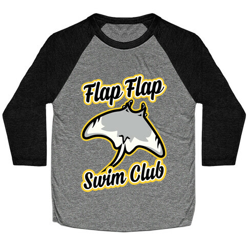 Flap Flap Swim Club Baseball Tee
