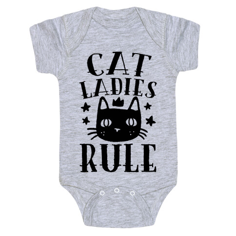 Cat Ladies Rule Baby One-Piece