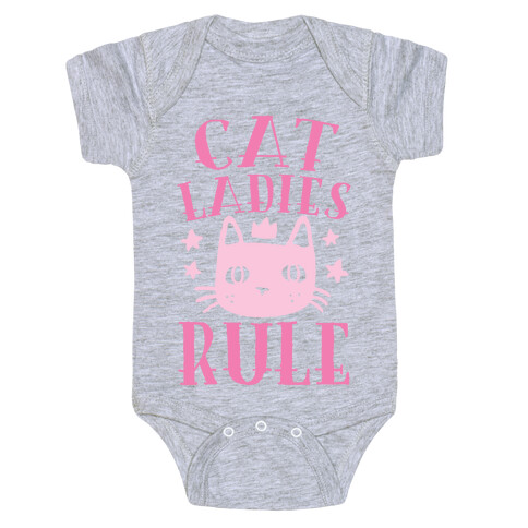 Cat Ladies Rule Baby One-Piece