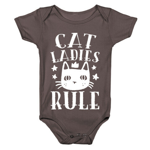 Cat Ladies Rule Baby One-Piece
