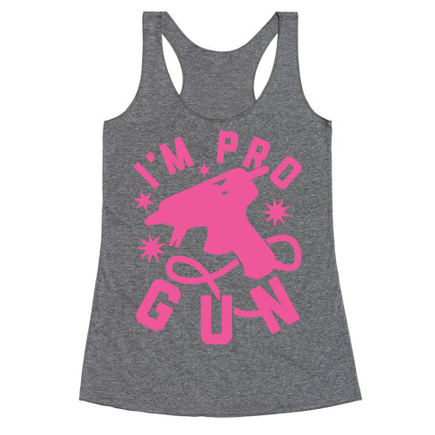 I'm Pro Glue Gun Racerback Tank Top