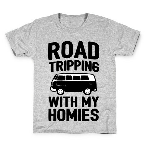 Road Tripping With My Homies Kids T-Shirt
