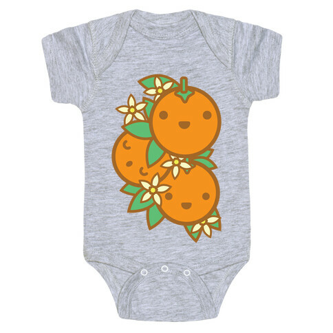 Kawaii Oranges Baby One-Piece