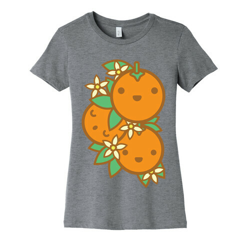 Kawaii Oranges Womens T-Shirt