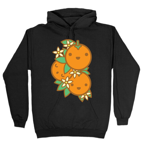 Kawaii Oranges Hooded Sweatshirt