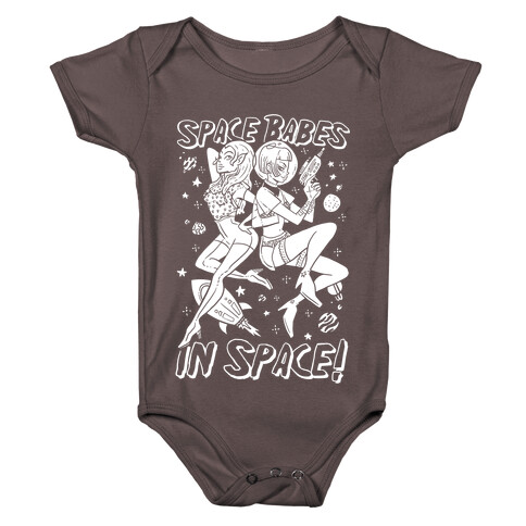 Space Babes In Space! Baby One-Piece