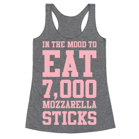 7,000 Mozzarella Sticks Racerback Tank Top