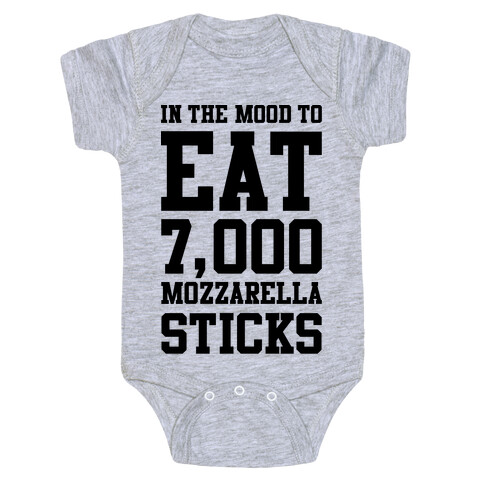 7,000 Mozzarella Sticks Baby One-Piece