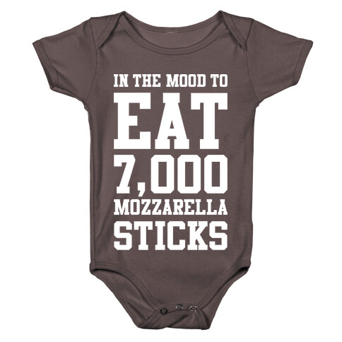 7,000 Mozzarella Sticks Baby One-Piece