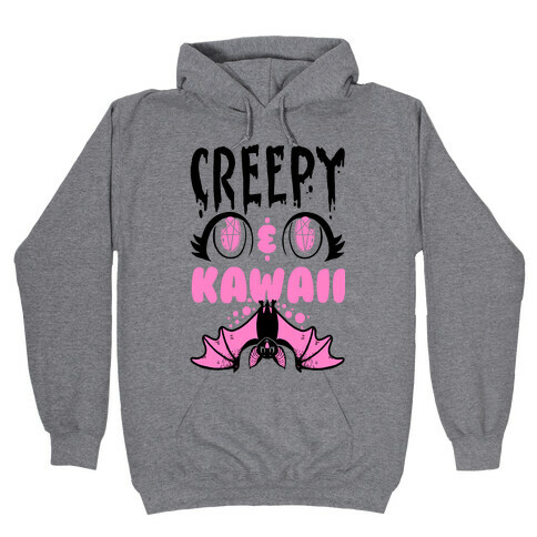 Creepy and Kawaii Hooded Sweatshirt