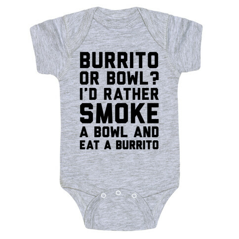 Burrito or Bowl? Baby One-Piece