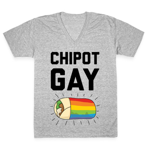 Chipot-Gay V-Neck Tee Shirt