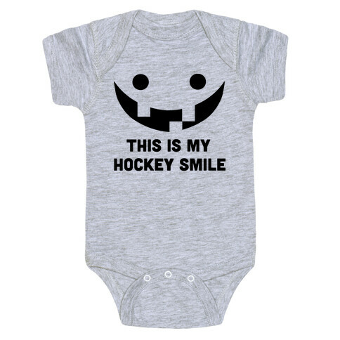 This is My Hockey Smile Baby One-Piece