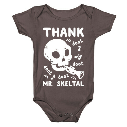 Thank Mr. Skeltal Baby One-Piece