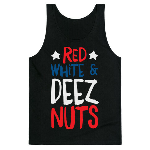 Red White & Deez Nuts Tank Top