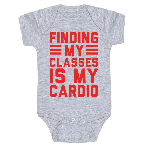 Finding My Classes Is My Cardio Baby One-Piece