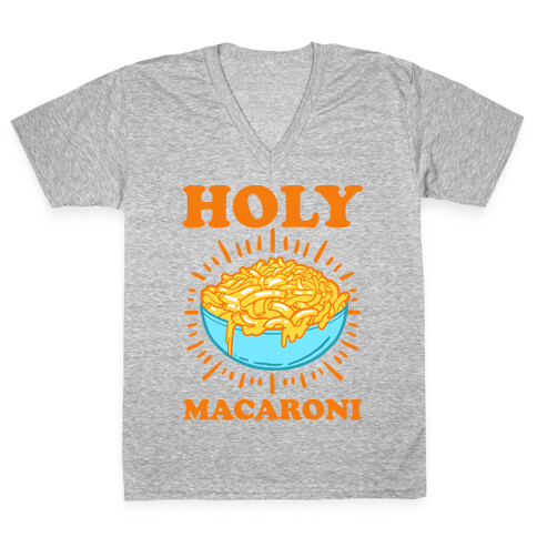 Holy Macaroni V-Neck Tee Shirt