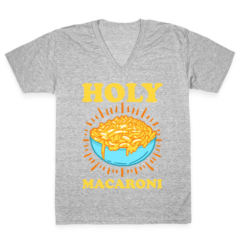 Holy Macaroni V-Neck Tee Shirt