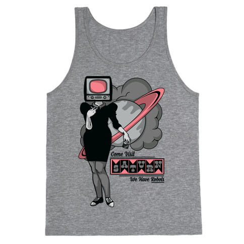 Come Visit Saturn Tank Top