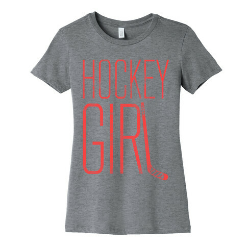 Hockey Girl Womens T-Shirt