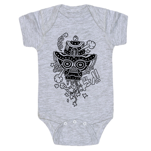 Broken Robot Head Baby One-Piece