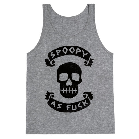 Spoopy as F*** Tank Top