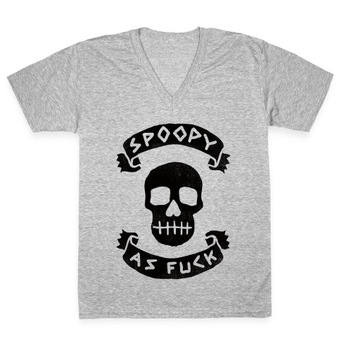 Spoopy as F*** V-Neck Tee Shirt