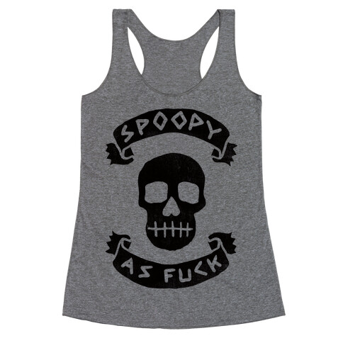 Spoopy as F*** Racerback Tank Top