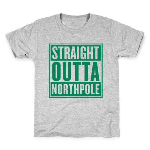 Straight Outta Northpole Kids T-Shirt